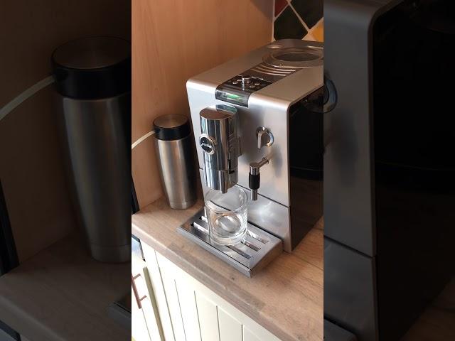 How to make an espresso coffee from the Jura ENA 9 coffee machine at The Nautilus COWES