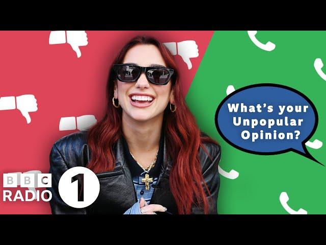 "What a diss!!" Dua Lipa plays Unpopular Opinion