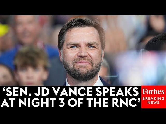 WATCH LIVE: JD Vance Delivers His Acceptance Speech On The Third Night Of The RNC