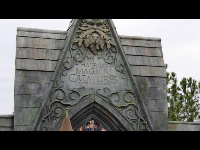 Universal’s Orlando Hagrid’s Magical Creatures Motorbike Adventure Front Row