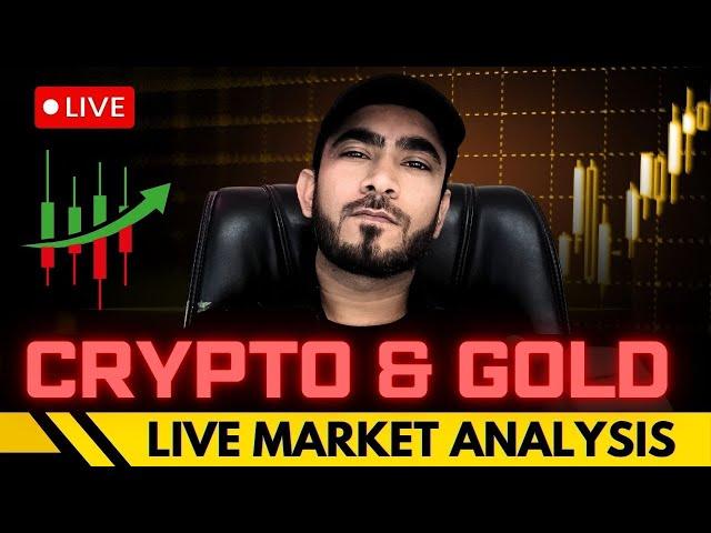 Live Bitcoin Crypto & Gold Analysis | 11-March | #btc #cryptolivetrading #trading