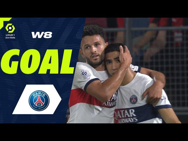 Goal Achraf HAKIMI (36' - PSG) STADE RENNAIS FC - PARIS SAINT-GERMAIN (1-3) 23/24