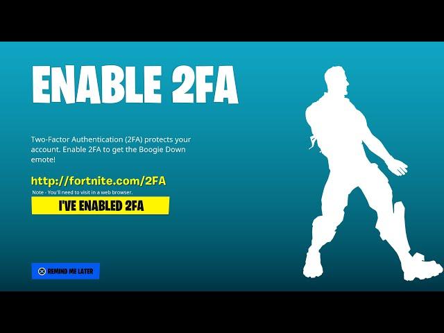 HOW TO ENABLE 2FA FORTNITE 2024!