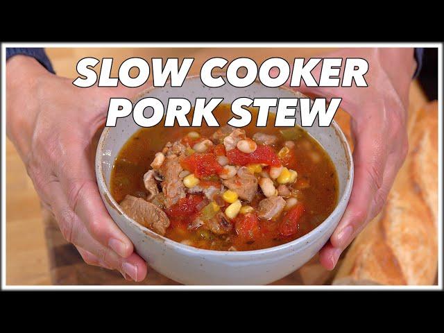 Bargain Bin Slow Cooker Pork Stew Recipe - Glen And Friends Cooking