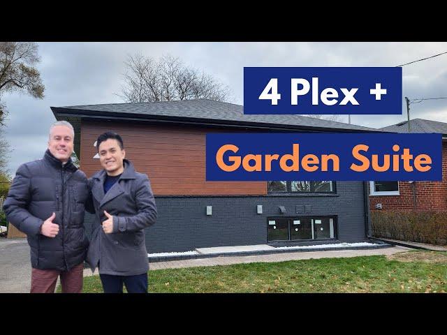 Tour of 4 Unit Conversion + Garden Suite in Toronto | Multiplex & ADU Project