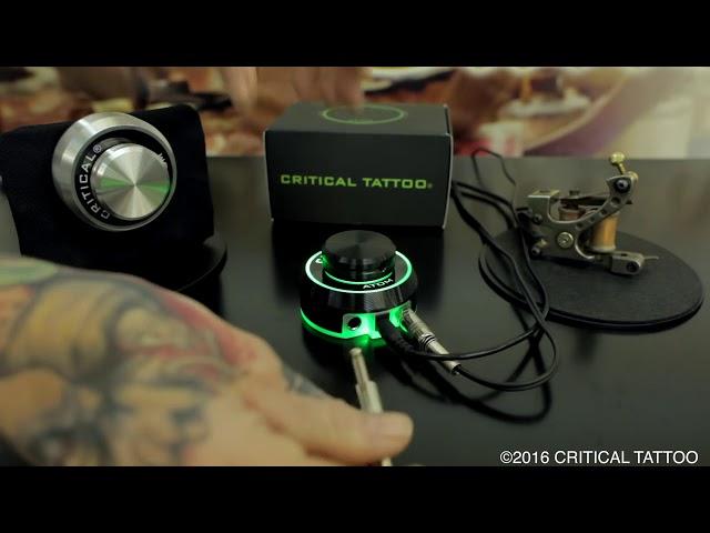 Basic Operation of Critical Tattoo Atom® Power Supply — Available at PainfulPleasures