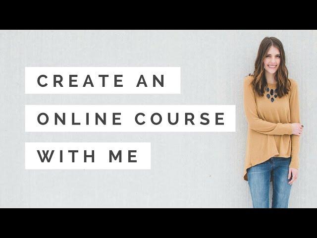 Create an Online Course with Me - Salespage