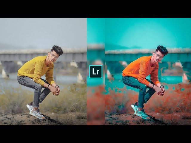 Blue And Orange Tone Lightroom Photo Editing | Lightroom Mobile Photo Editing | Preset Download Free