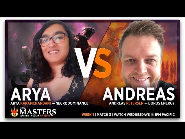 Necrodominance vs Boros Energy | MTG Modern | MTGO Masters Season 2 | Week 1 | Match 3