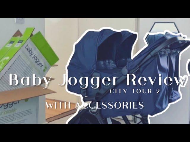 BABY JOGGER DOUBLE CITY TOUR 2 REVIEW + ACCESSORIES |  DOUBLE BUGGY UNBOXING