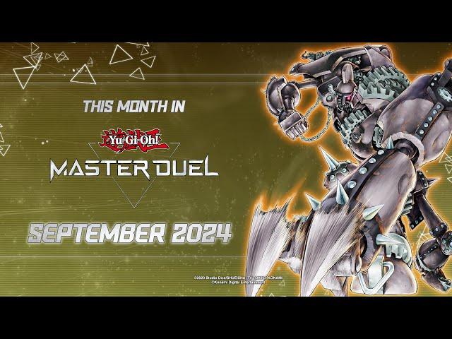 Livestream | This Month in Yu-Gi-Oh! MASTER DUEL - September 2024