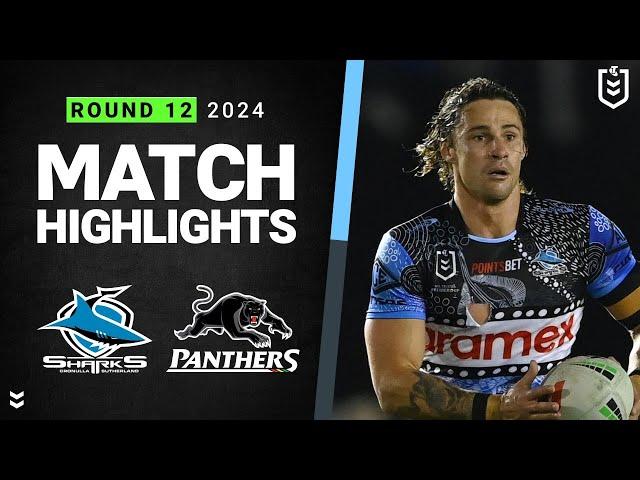 NRL 2024 | Sharks v Panthers | Match Highlights