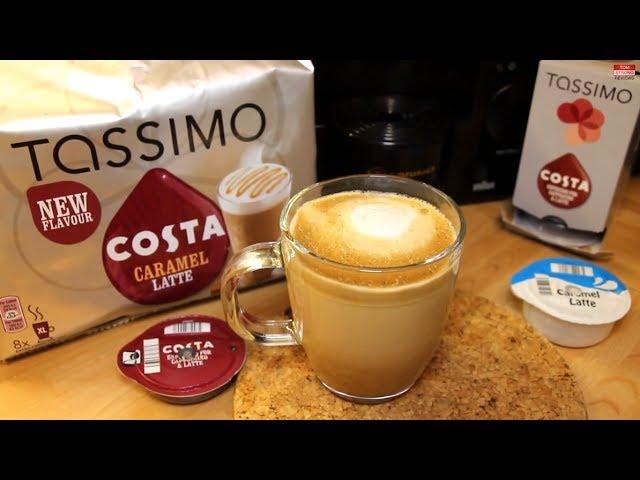 Costa at Home - COSTA Caramel Latte - Tassimo T-Disc brewed in my Braun coffee machine