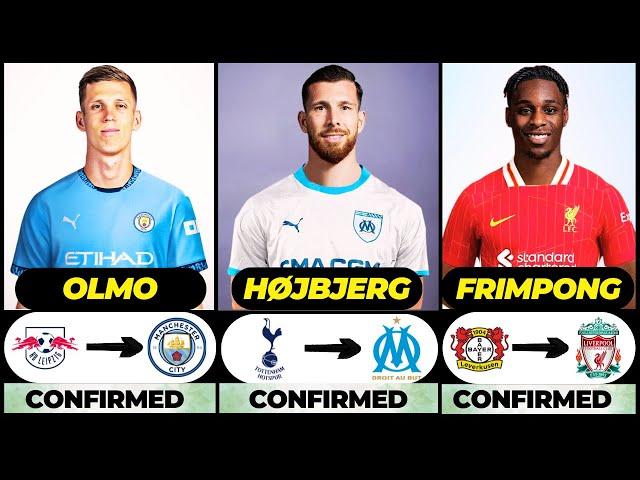  ALL LATEST CONFIRMED TRANSFER SUMMER AND RUMOURS 2024,  Højbjerg, Olmo, Frimpong️