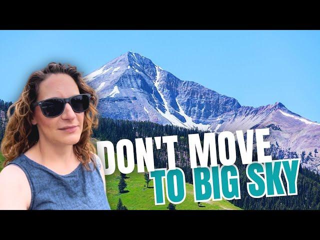 Living in Big Sky Montana | Top Reasons NOT to move to Big Sky | Cons of Big Sky Montana