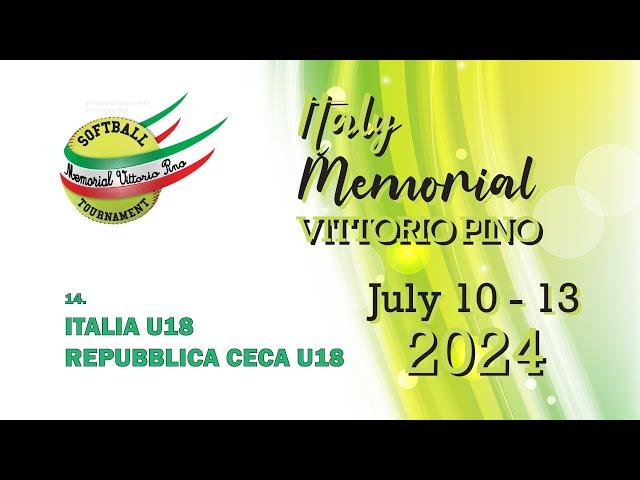 14. Italia U18 vs Repubblica Ceca U18 - 6° Memorial Vittorio Pino | 2024
