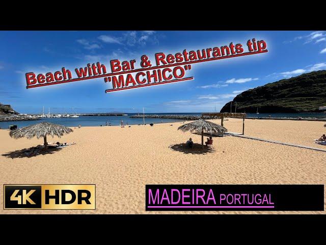 MADEIRA - Machico City & Beach  in 4K #virtualmadeira