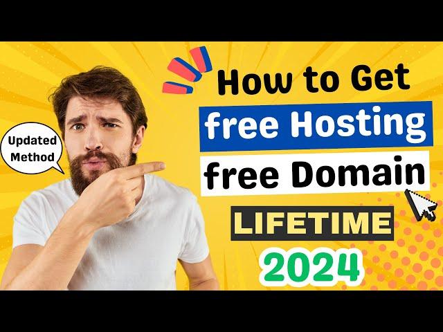 How to Get Free Hosting and Domain for WordPress 2024 ( Unlimited Free Hosting for Lifetime )