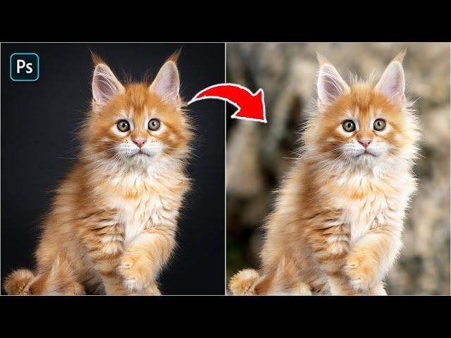 A FAST Way To Perfectly Select Fur or Animal Hair - Photoshop Tutorial