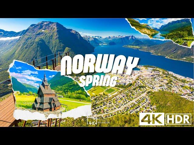 Norway 4K - Fjords Scenic Relaxation Film with Peaceful Relaxing Music - Video Ultra HD