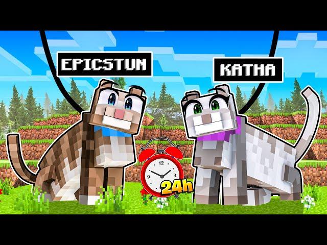 24H ALS KATZE LEBEN IN MINECRAFT!