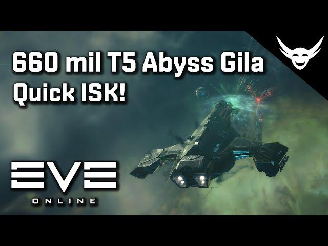 EVE Online - Budget T5 Abyss Gila (660mil fit)