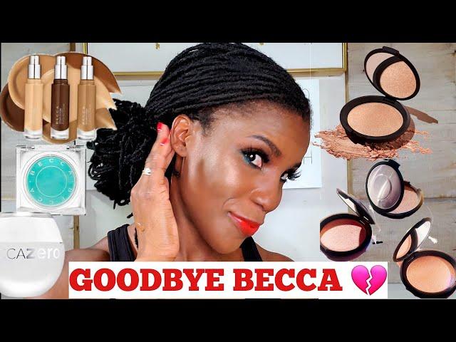 SAYING GOODBYE TO BECCA COSMETICS | FULL FACE BECCA COSMETICS MAKEUP TUTORIAL| DYING BEAUTY BRANDS