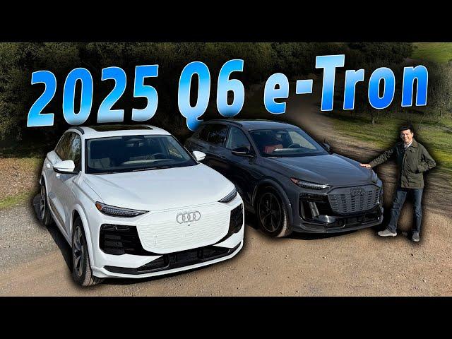 2025 Audi Q6 / SQ6 e-Tron Review | Is Audi's 800V EV The One To Beat?