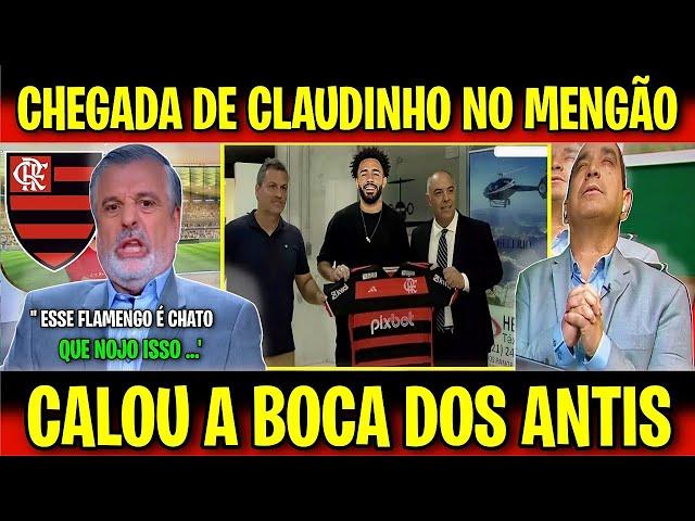 PARA TUDO NAÇÃO! CHEGADA DE CLAUDINHO NO MENGÃO CALOU OS CRÍTIC0S! NOTÍCIAS DO FLAMENGO