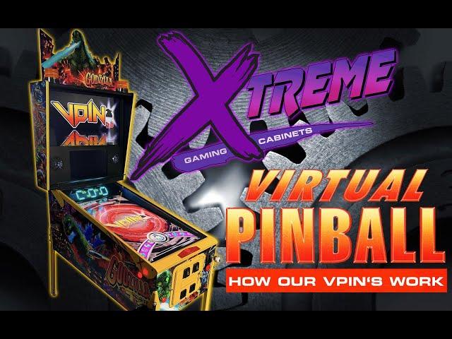 Virtual Pinball! How Our V-Pin's Work! Xtreme Gaming Cabinets