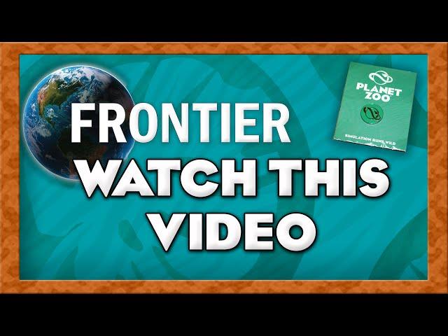 Frontier NEEDS to Watch This Video! - Planet Zoo Important News
