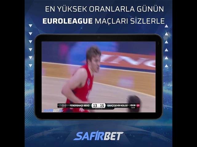 SAFİRBET |  BASKETBOL ÖZEL ORANLAR İLE BAHSİNİZİ YAPIN SAFİRBET TV’DE İZLEYİN.