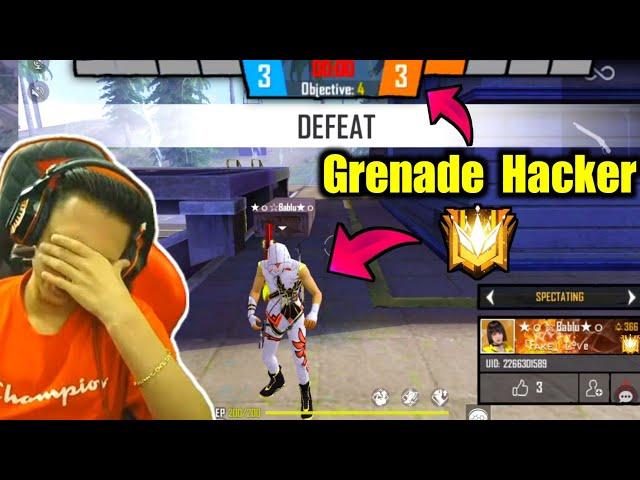 Grenade Hacker VS Grenade King On 121 Star GrandmasterBut King Won!!