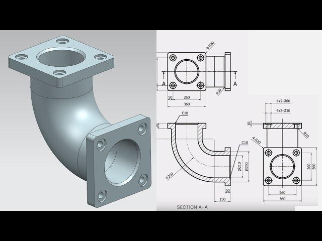 NX 12 Tutorial #26 | 3D Model Basic Design