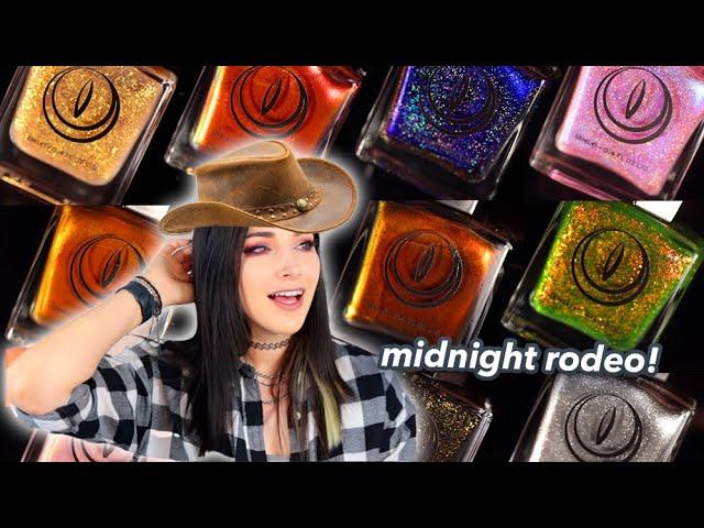 Mooncat Midnight Rodeo Nail Polish Collection Swatches || KELLI MARISSA