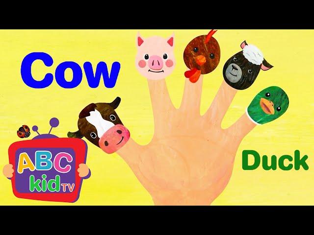 Finger Family Farm Animals | Preschool Learning - ABC KidTV | Nursery Rhymes & Kids Songs