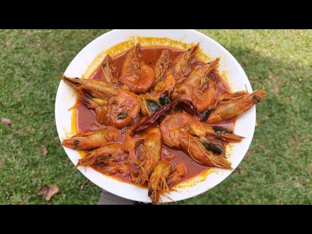 Kari Udang Pekat Likat Kuah Elok Bertambah Nasi | Tips Rasa Kari Lebih Sedap