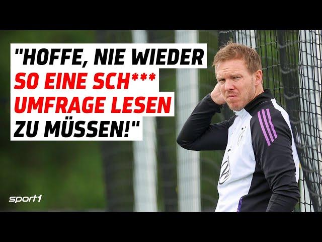 "Fragestellung wahnsinnig": Nagelsmann fassungslos!