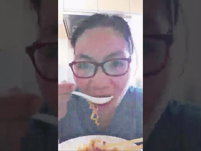 Inday Maria is live Mukbang Shin Ramyun noodles soup #yummy