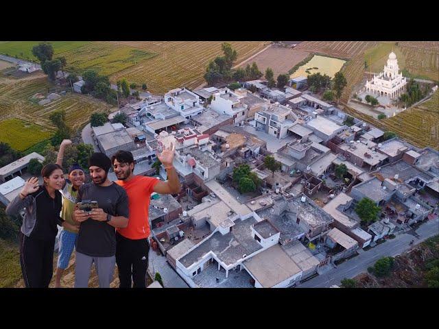 Our Village Tour  | full village tour Drone view ️ | Jass Vlogs