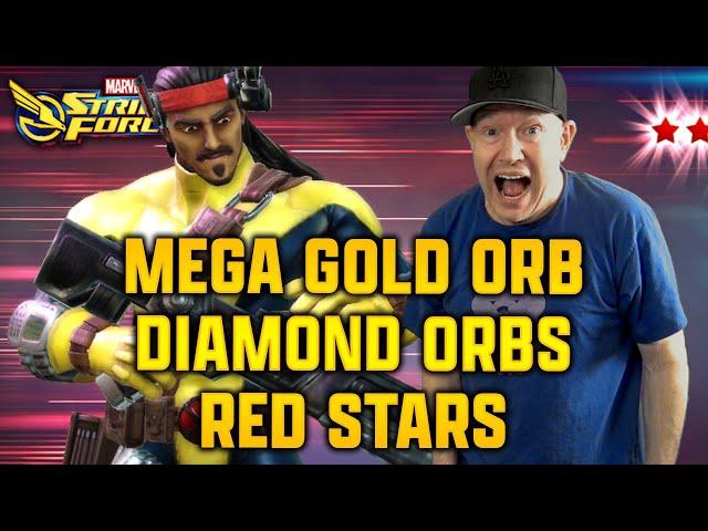 MEGA GOLD ORB & DIAMOND ORBS & RED STARS - MARVEL Strike Force - MSF