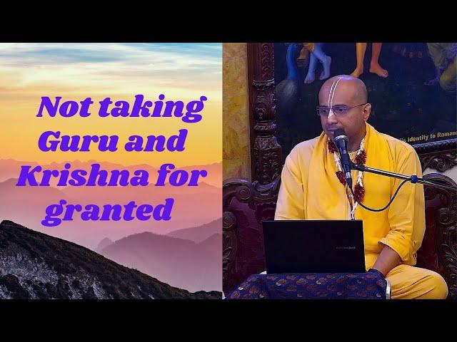 7th Dec. '24 | H.G. Vraja Bihari Prabhu | Not taking Guru and Krishna for granted | ISKCON Chowpatty