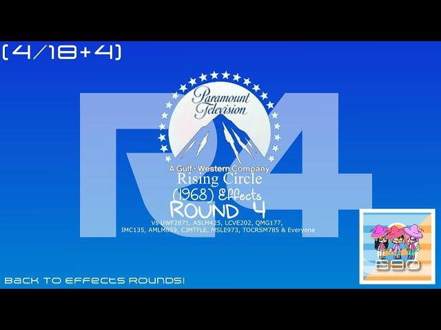 Paramount Television Rising Circle (1968) ER4 Vs UWF2871, ASLM425, LCVE202, QMG177, IMC135, AMLM859,