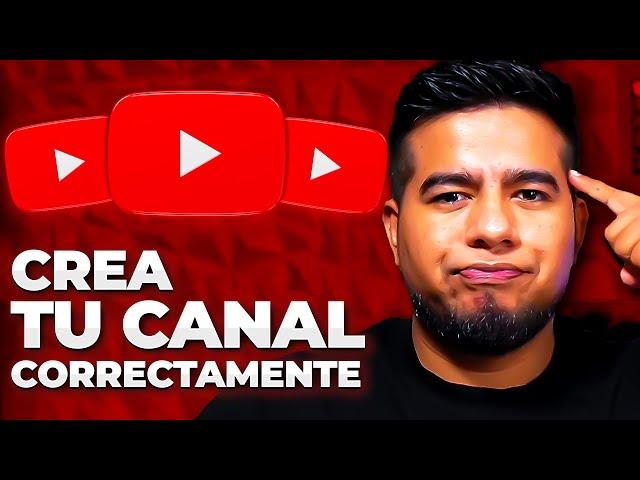 Como crear un canal de youtube (guia 2024 para principiantes)