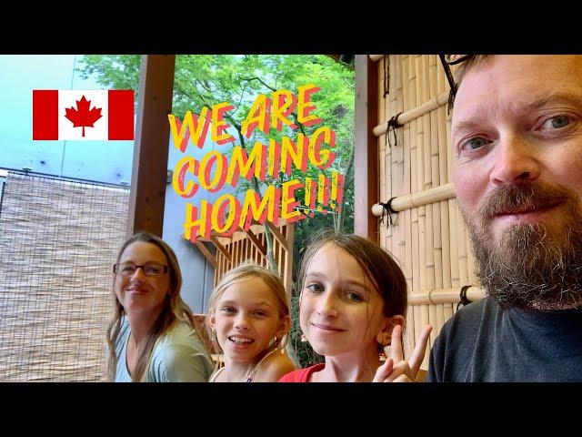 After One Year of Travel - WE ARE COMING HOME!!!