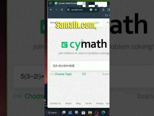 Solve complex math problems in seconds! #collegeadvice #mathhelp #websitehack #website #learning