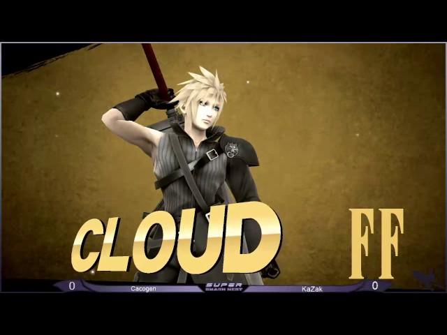 SN13 SMASH 4 - CACAW|Cacogen(Sheik) Vs. KaZaK(Cloud)