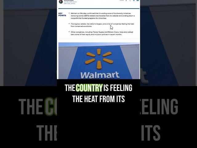 Walmart Abandons DEI. Get Woke, Go Broke?