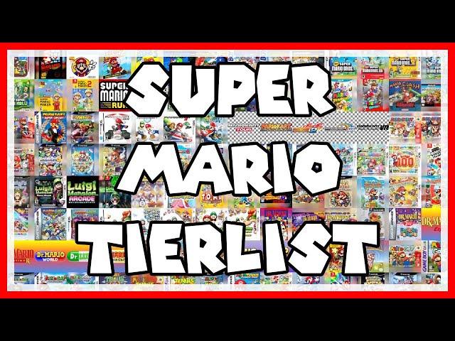  TIERLIST von ALLEN SUPER MARIO-Spielen! 