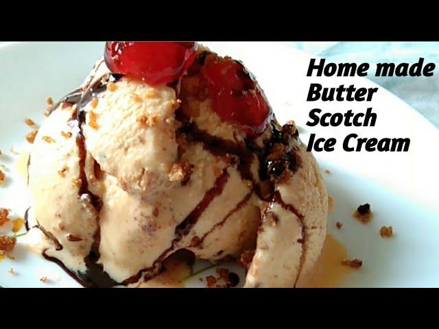 Summer special Butterscotch Ice cream | Easy home made ice cream | Telugu Recipes |